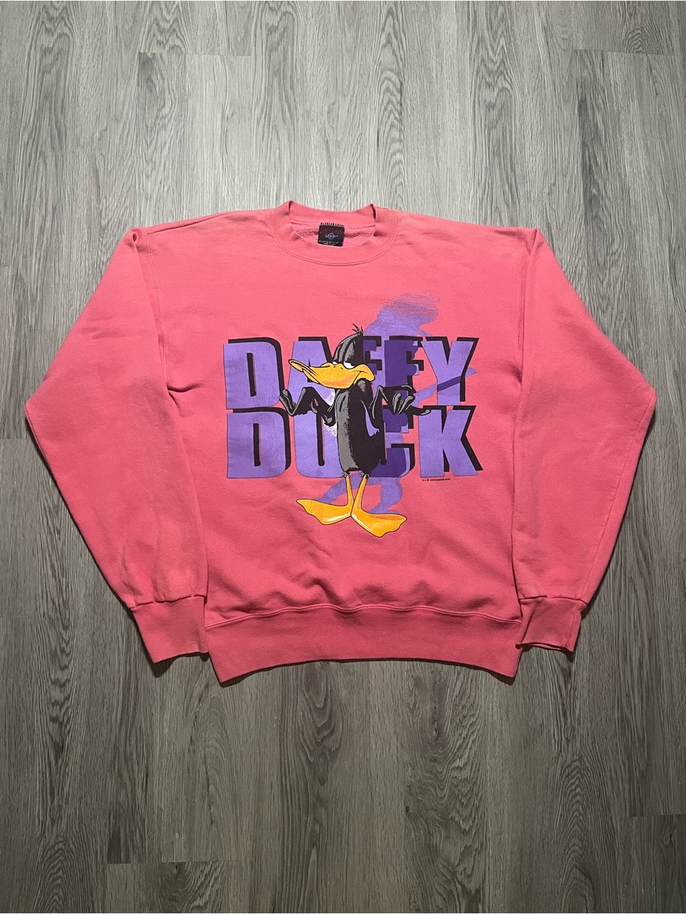90s Daffy Duck looney Tunes graphic crewneck 1994 made in USA sweater Warner Bro